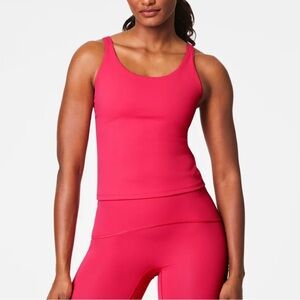 NWT $68 Spanx contour cross back shelf tank- Size medium